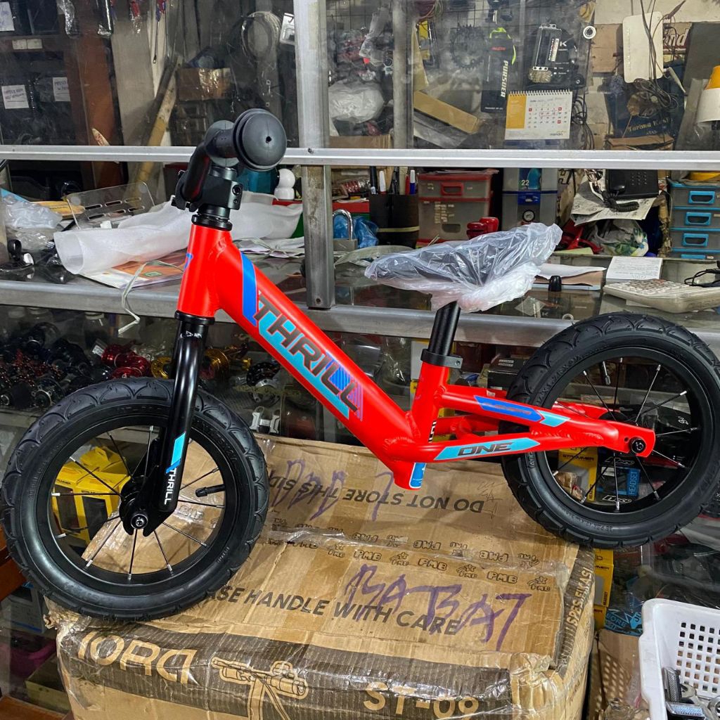 Push Bike Balance Bike Sepeda Anak Thrill One AL 12 inch