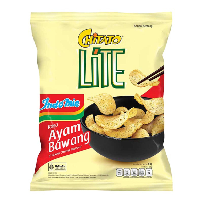 

Chitato Lite Keripik Kentang Ayam Bawang 68 g