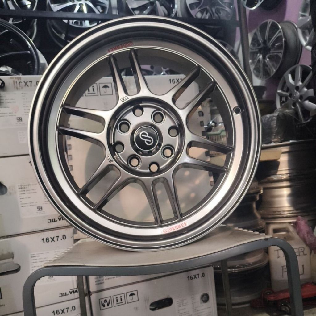 velg baru ENKEI RPF1 ukuran ring 16 lebar 7. FLOWFORMING