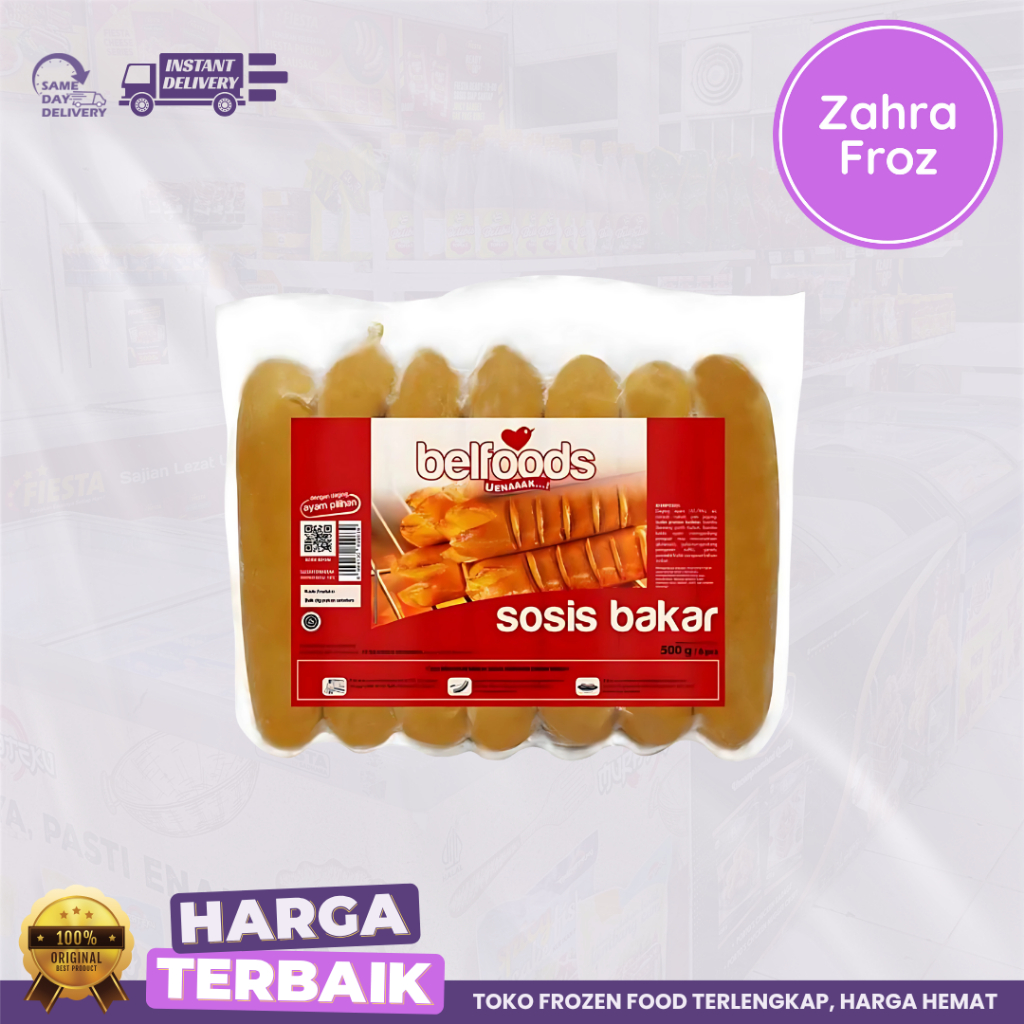 

BELFOODS UENAK SOSIS BAKAR 500 GR