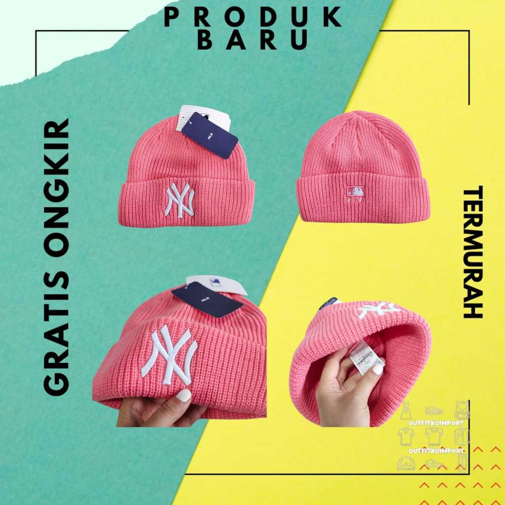 K-137 Kupluk NY MLB Pink Logo White
