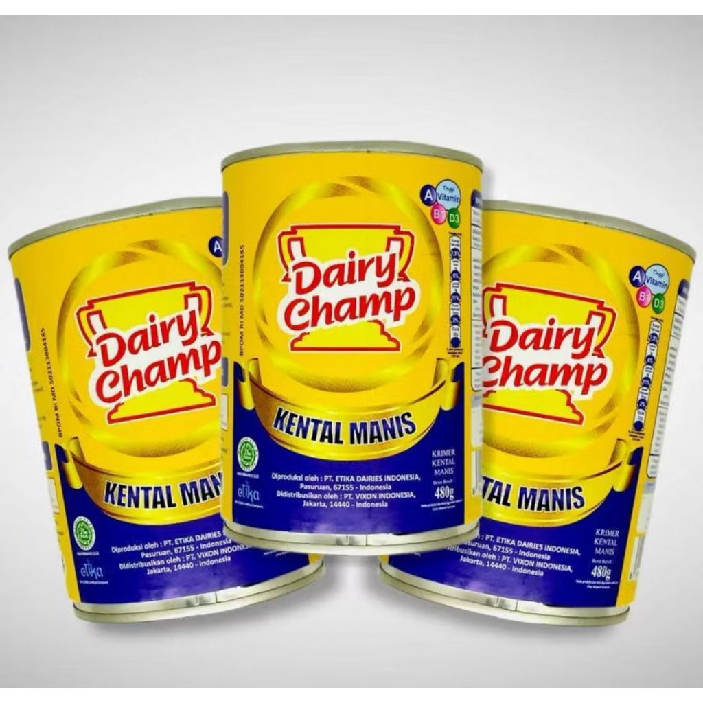 

SUSU KENTAL MANIS DAIRY CHAMP 480 Gram