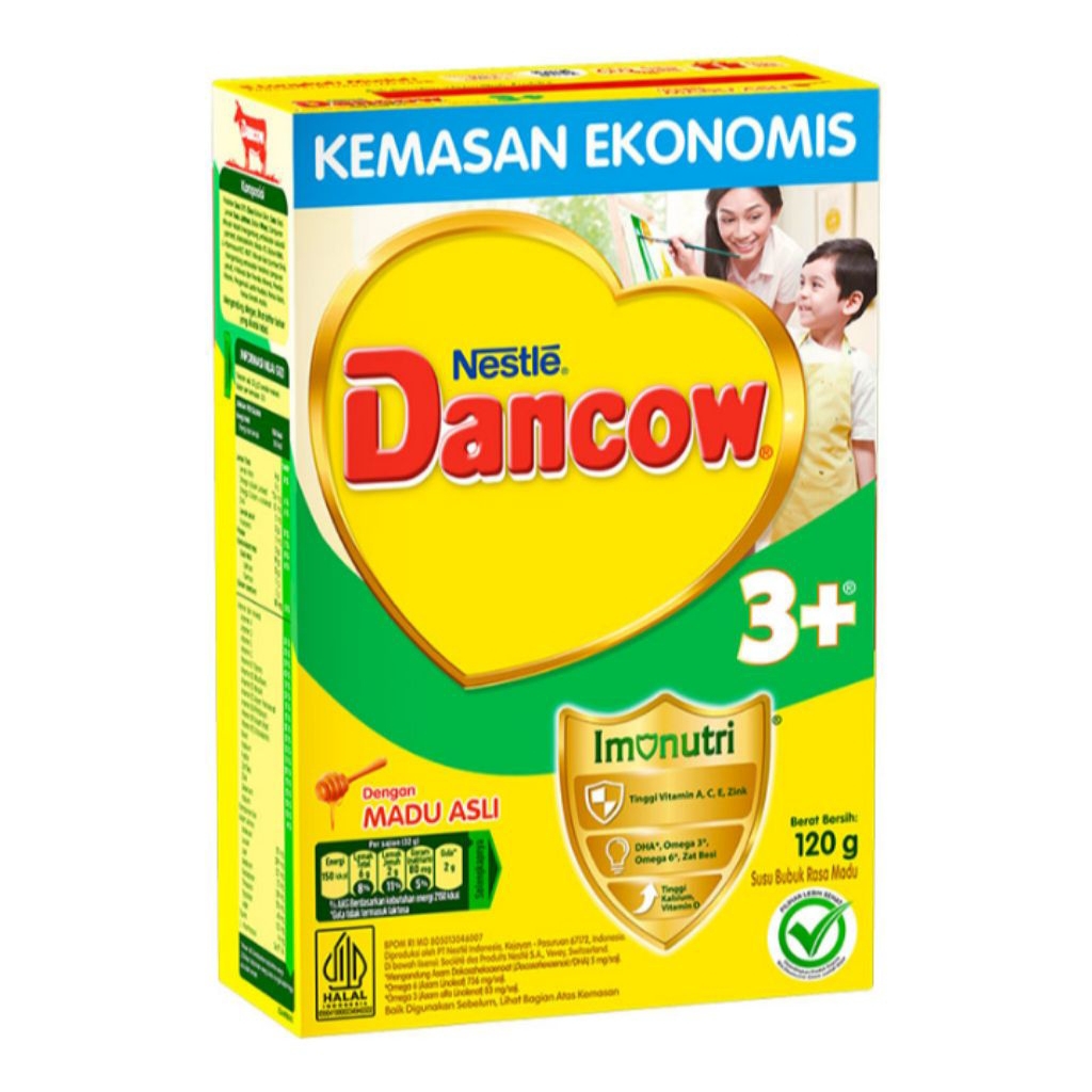 

Nestle Dancow 3+ Imunutri Susu Bubuk Pertumbuhan Anak 3-5 Tahun Madu Box 120gr