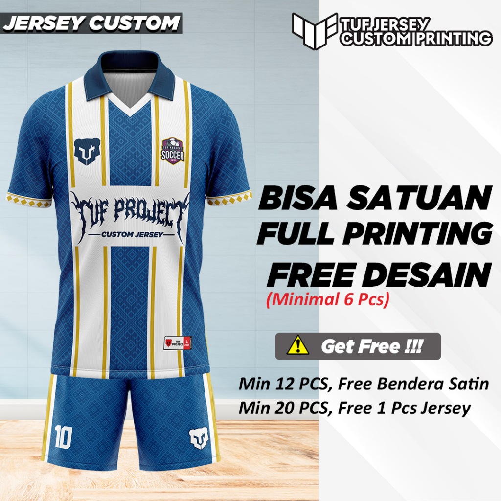 Jersey Kerah Vintage Retro Lawas Classic Futsal Putsal Sepak Bola Badminton Sepeda Voli Jersi Jersy 