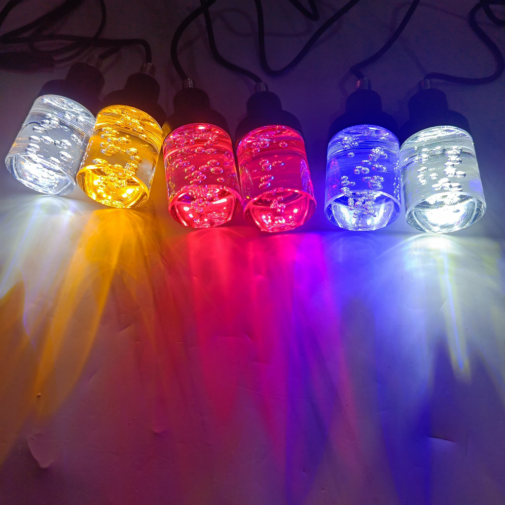 Jalu Stang Lampu Senja+Sen Led Universal Semua Motor Jalu Stang Lampu Led + Lampu Sein Resin Transpa