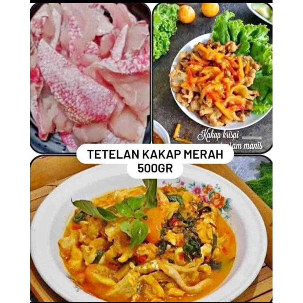 

TETELAN IKAN KAKAP PUTIH 500gr tanpa duri