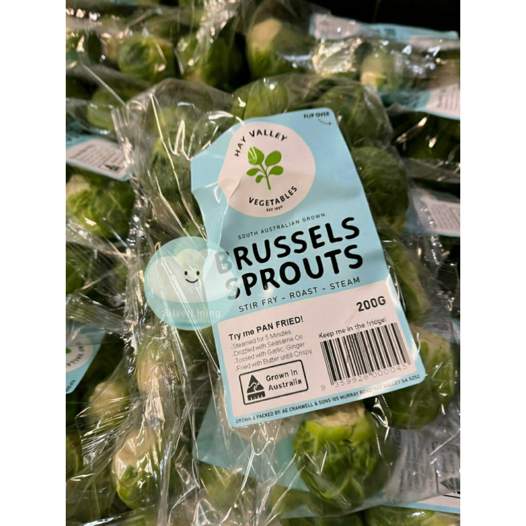 

BRUSSELS SPROUTS / KUBIS MINI AUSTRALIA / AUSI 250GRAM
