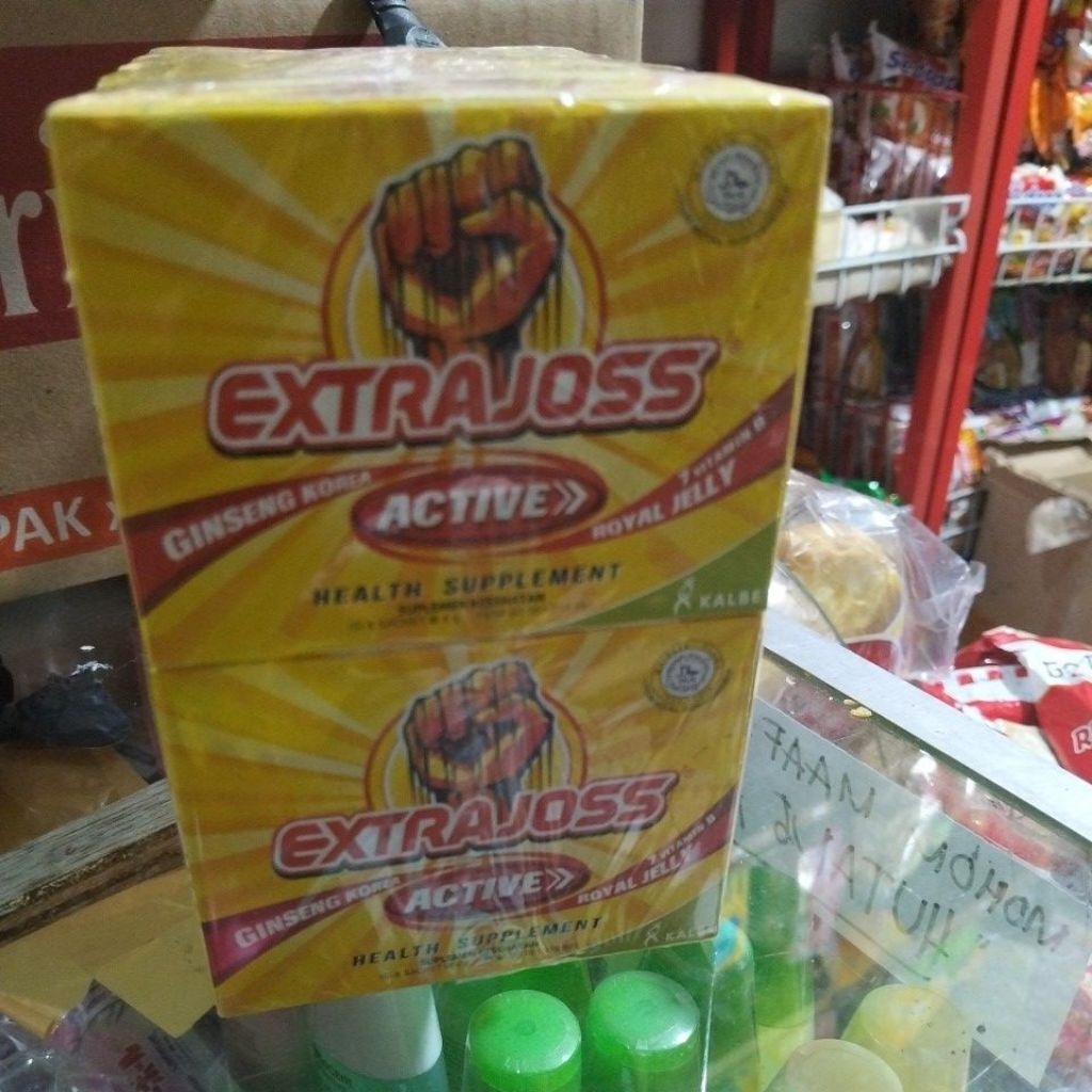 

[Harga Grosir] Minuman saschet Extrajoss 1box isi 6 biji bungkus