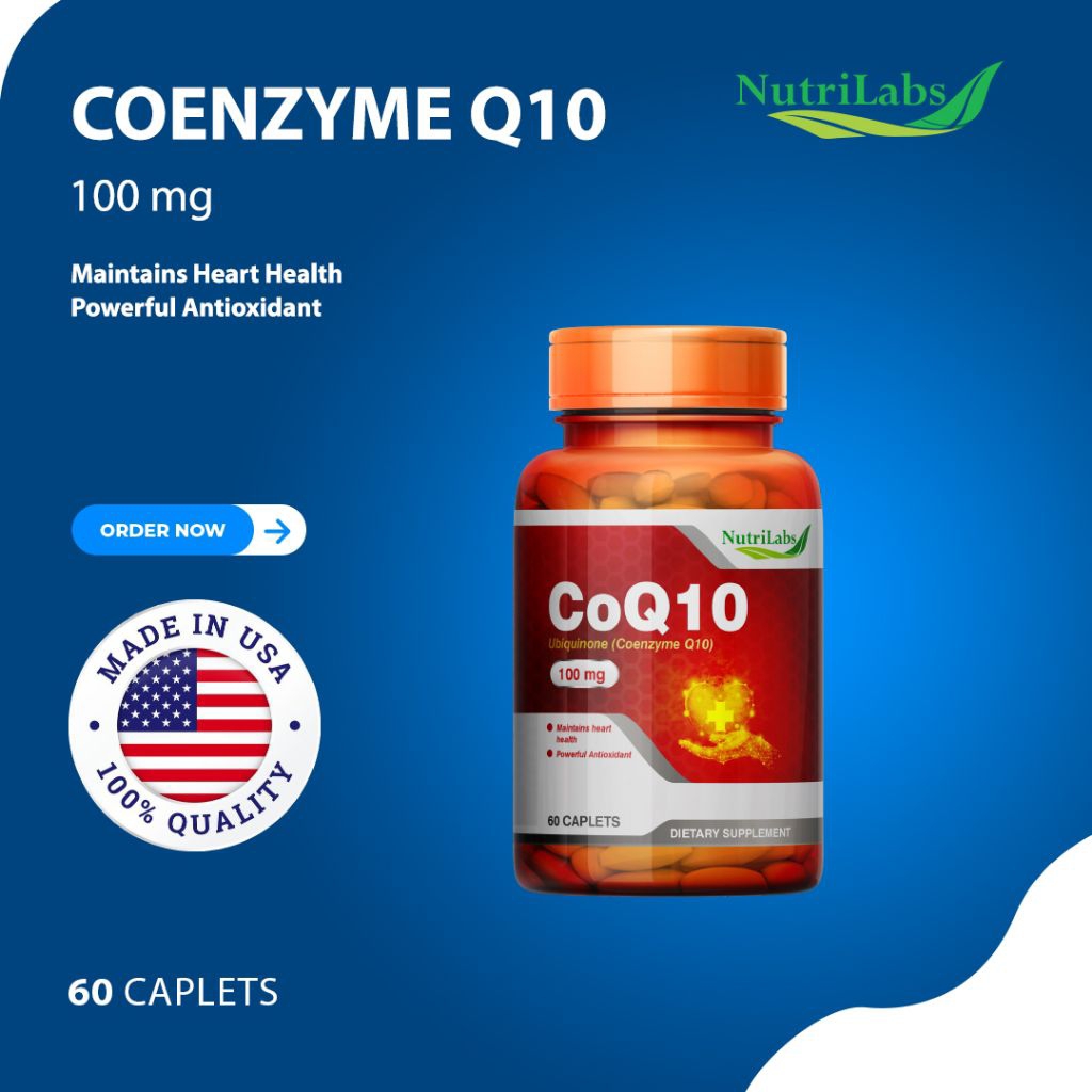 Nutrilabs CoQ10 Coenzyme / 60 Caplets