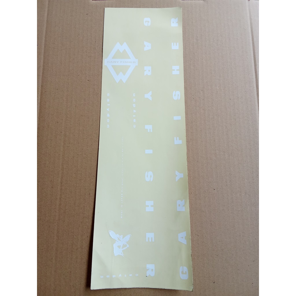 Decal Stiker Sepeda Gary Fisher White