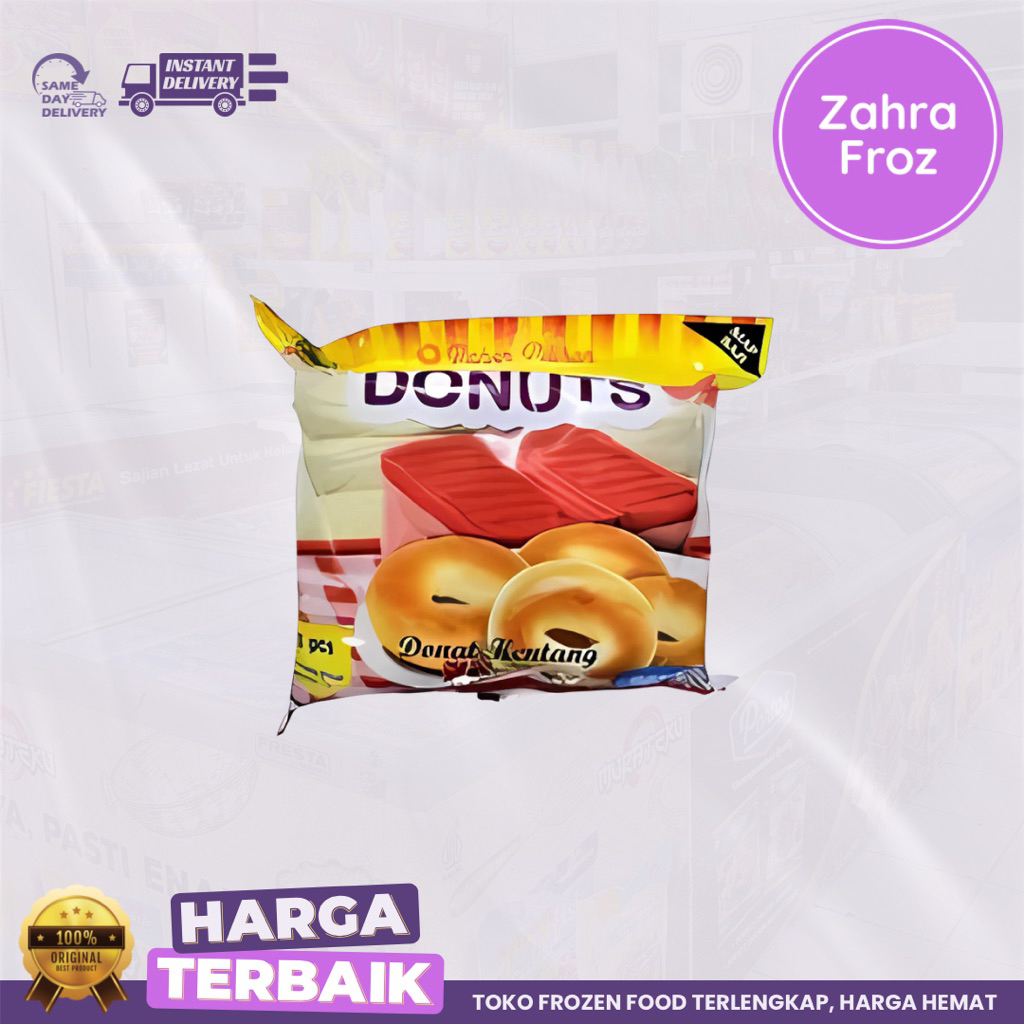 

PELANGI DONUTS 10 PCS