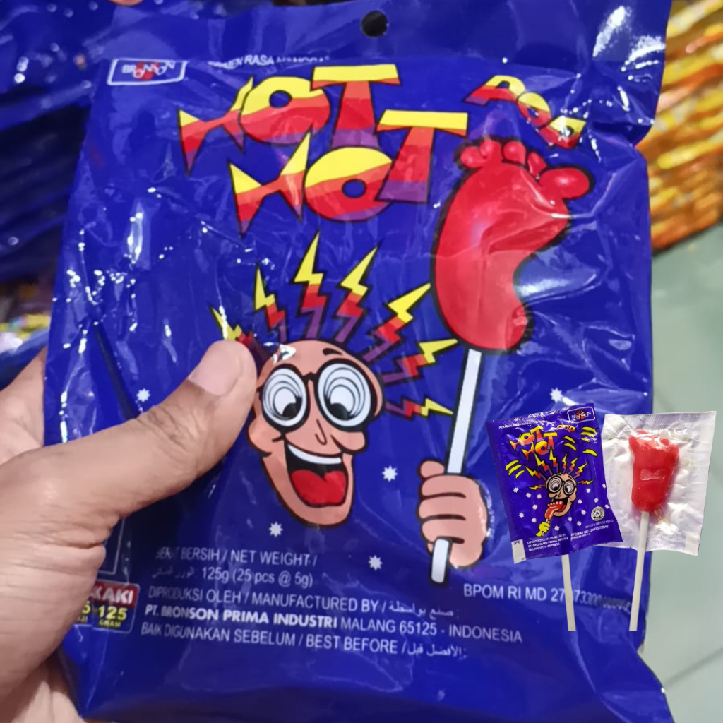 

Permen Hot Pop Kaki 1 Pak isi 25 psc