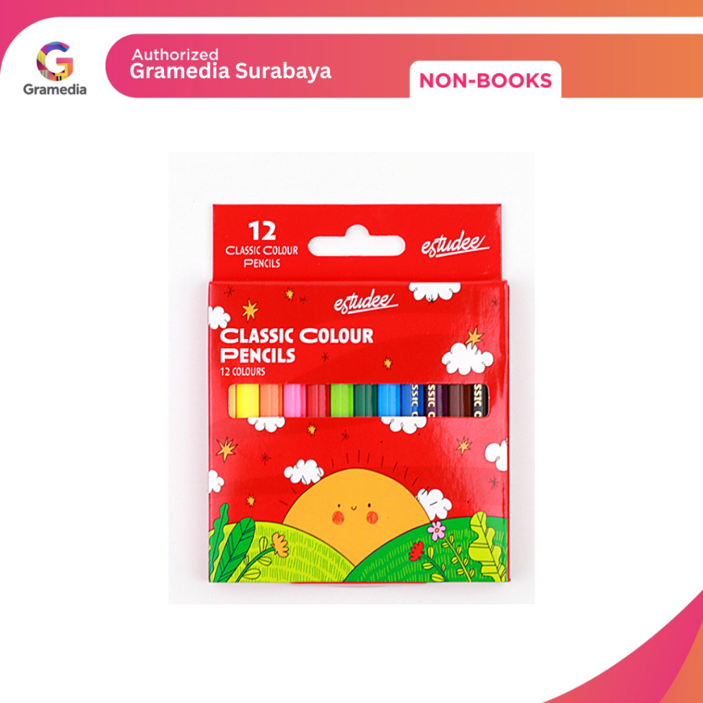 

Gramedia Surabaya NB - Gramedia Supratman | studee Classic Color Pencil 12 Half Lenght Es-Pcl12Half