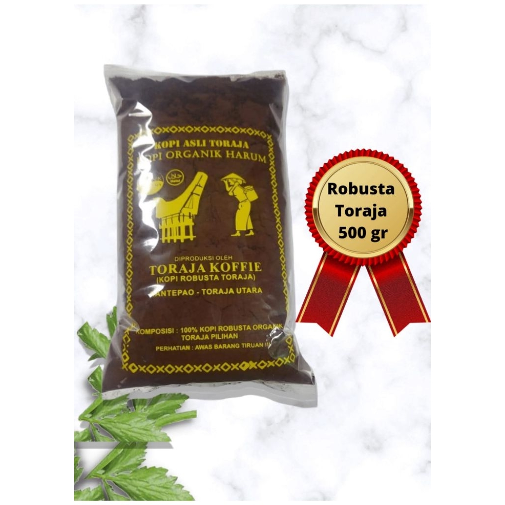 

Toraja Koffie Kopi Robusta Toraja 500gr Kopi Bubuk Robusta Toraja