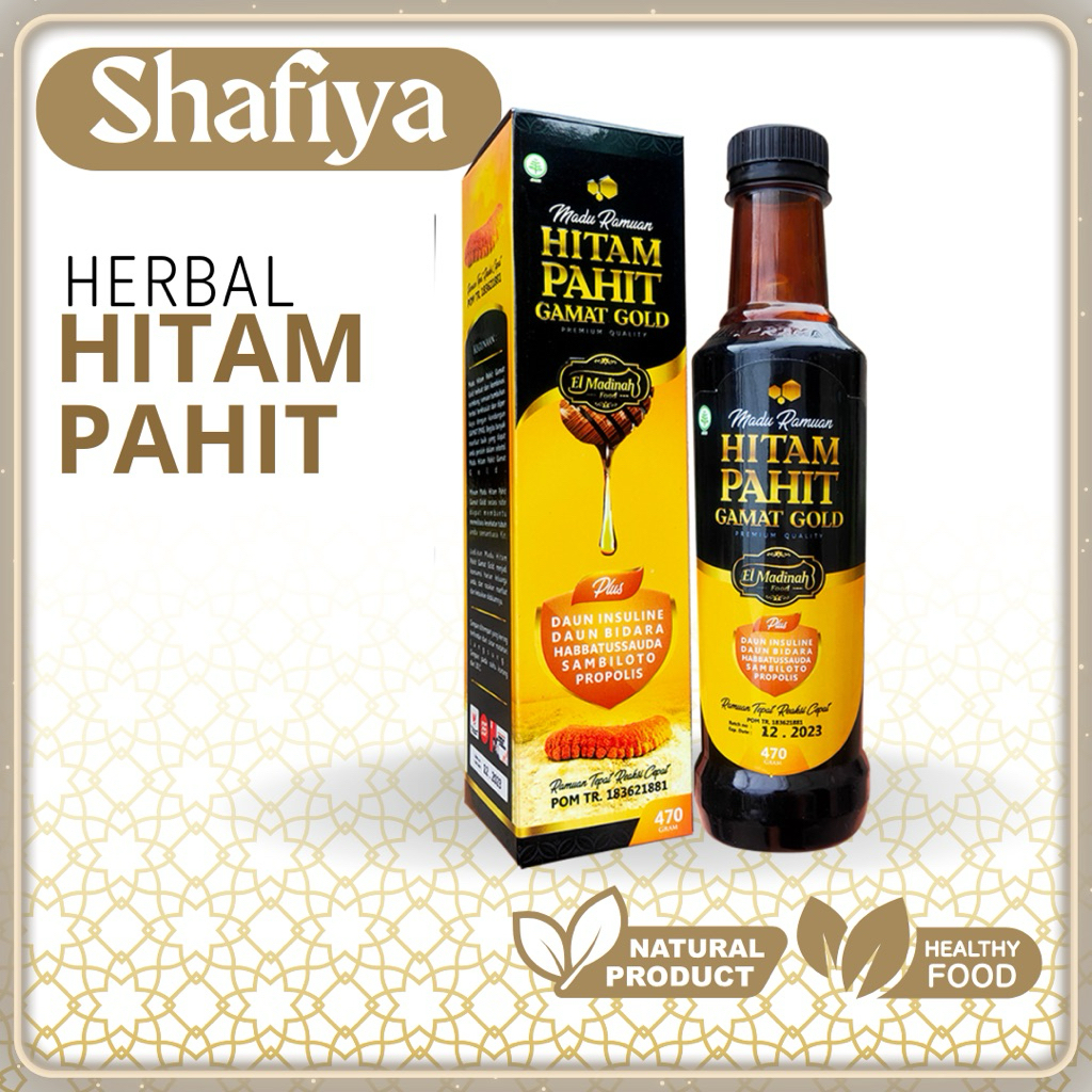 

Madu Ramuan Hitam Pahit Gamat Gold