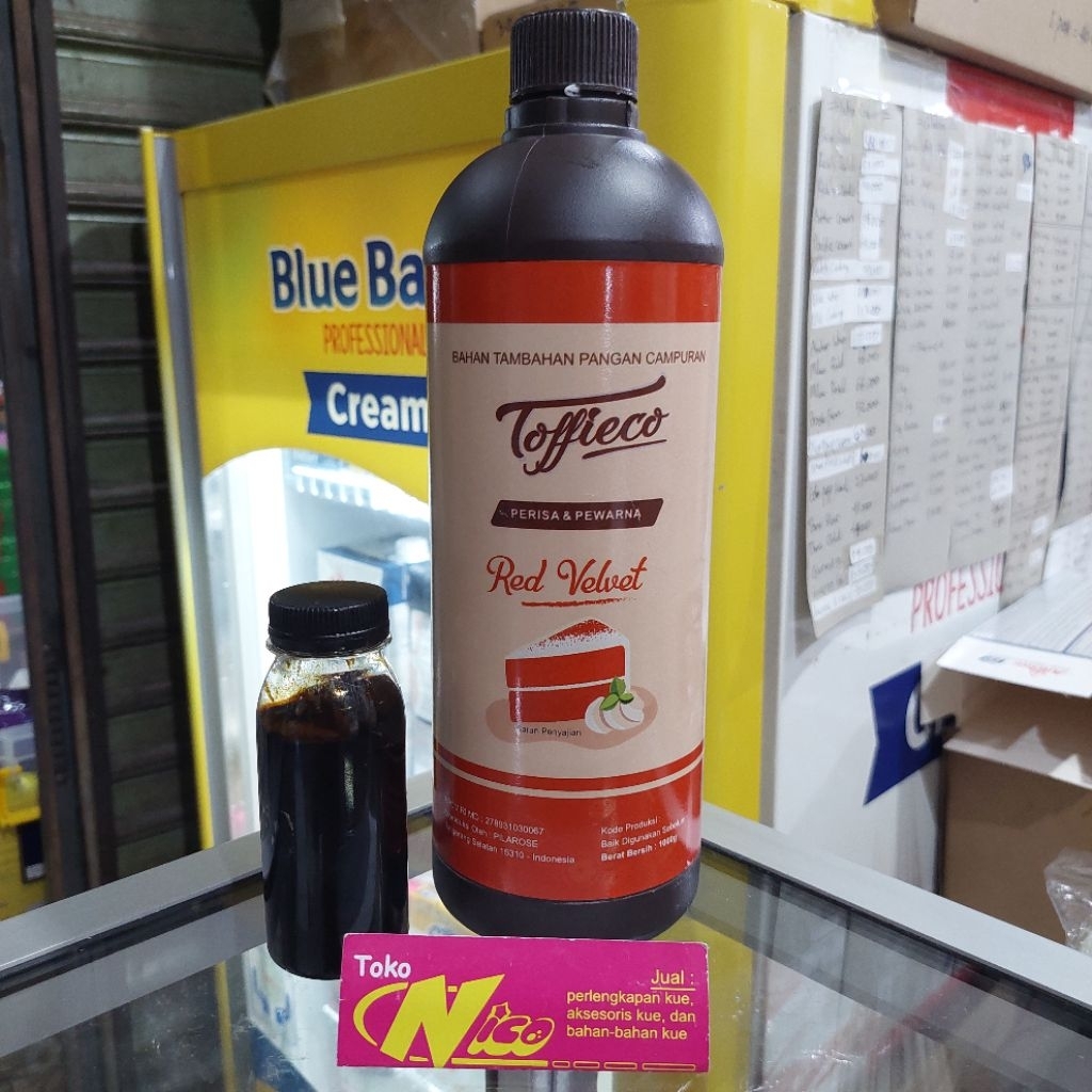 

Pasta Toffieco Red Velvet 100 gr BOTOL POLOS