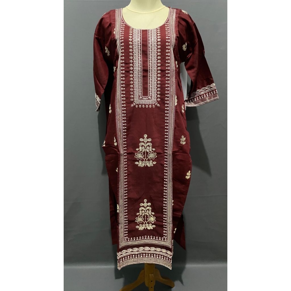Kurti Set India Celana dan Dupatta