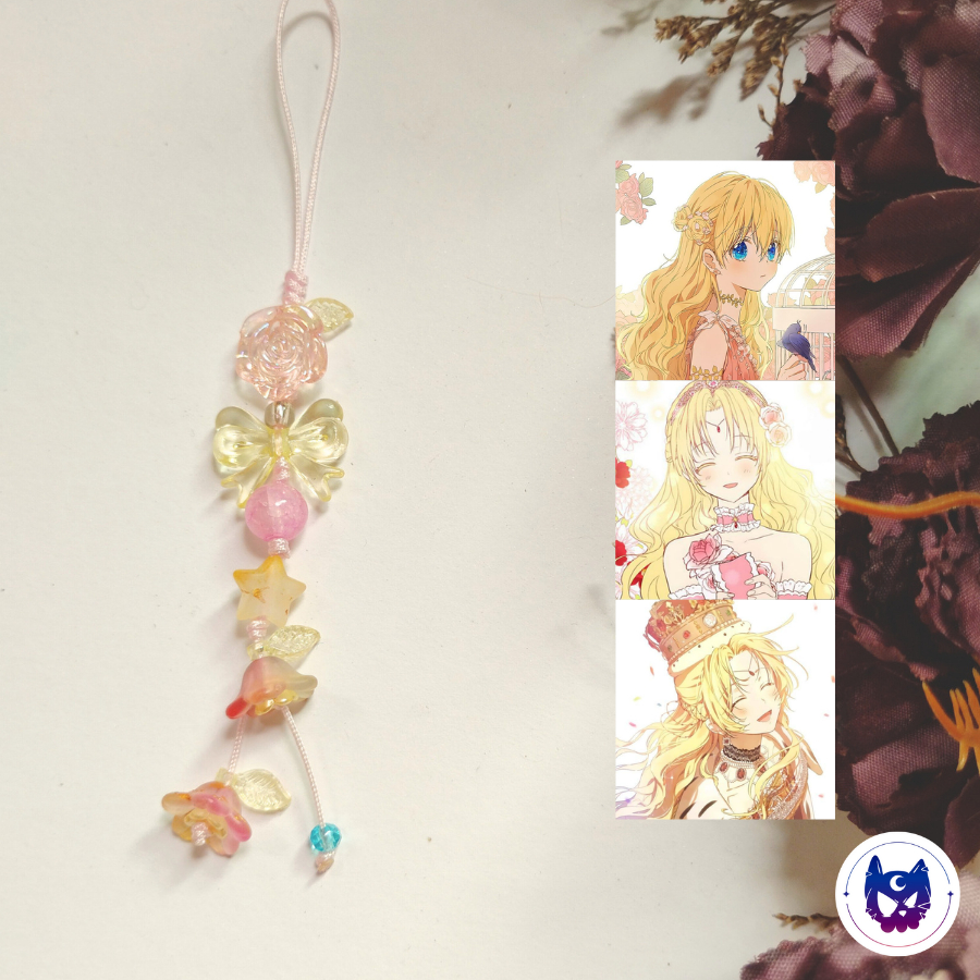 [PC 23] Phone Charm/Ganci Gantungan HP/Keychain Manik Manhwa - Suddenly I Became a Princess
