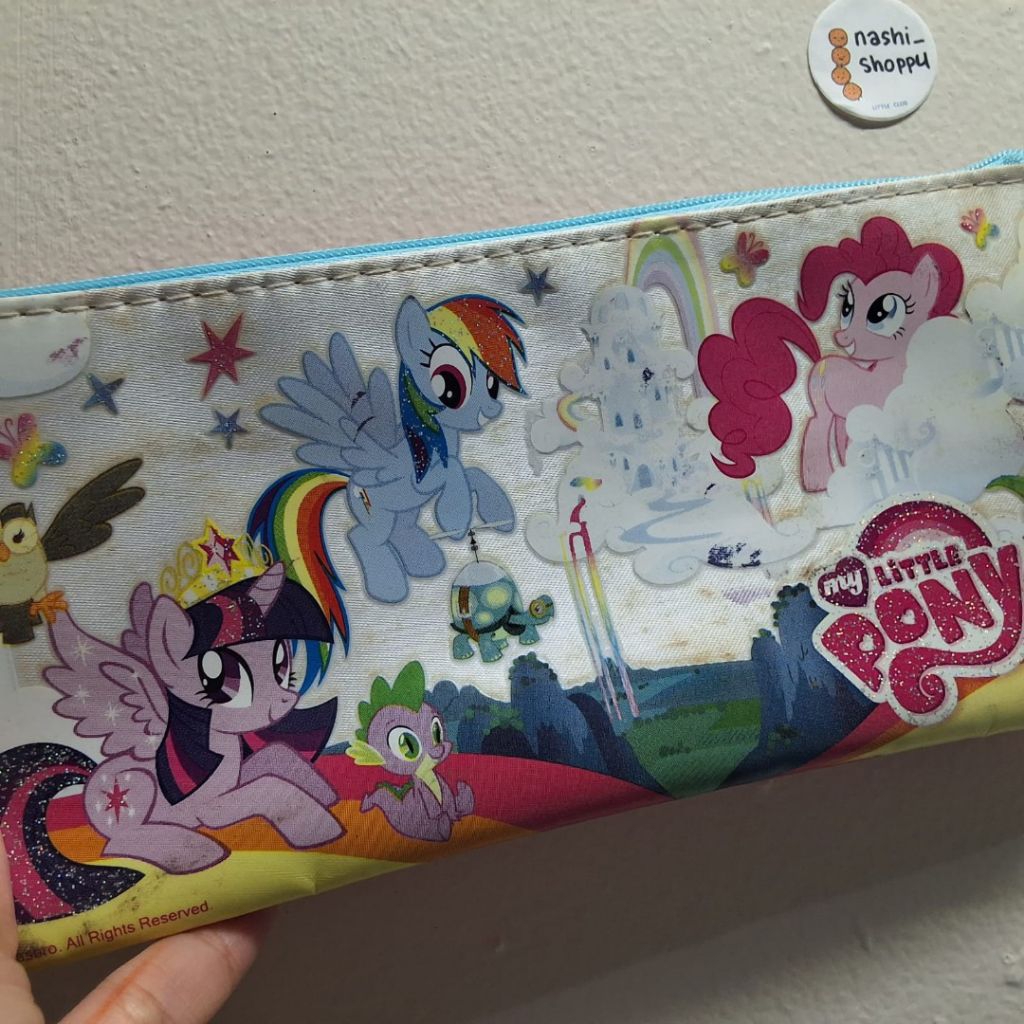 

Preloved Pencil Case Tempat Pensil Anak Kartun My Little Pony Kuda Poni Lucu
