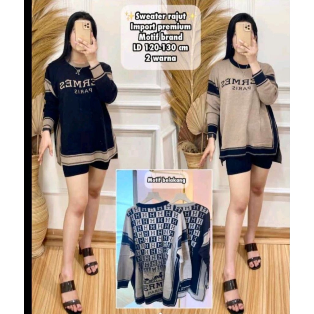 ATASAN RAJUT/ SWEATER RAJUT / CARDIGAN LD120