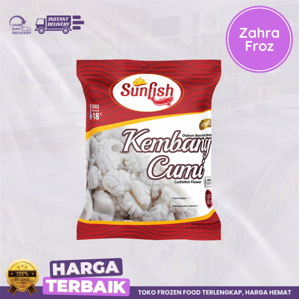 

SUNFISH KEMBANG CUMI 500 GR
