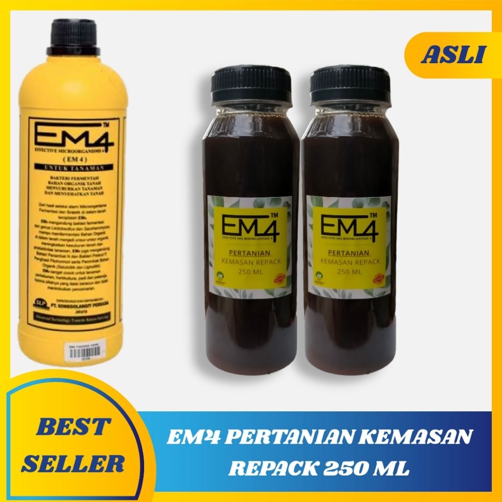 Pupuk Organik Cair EM4 PERTANIAN 250 ml