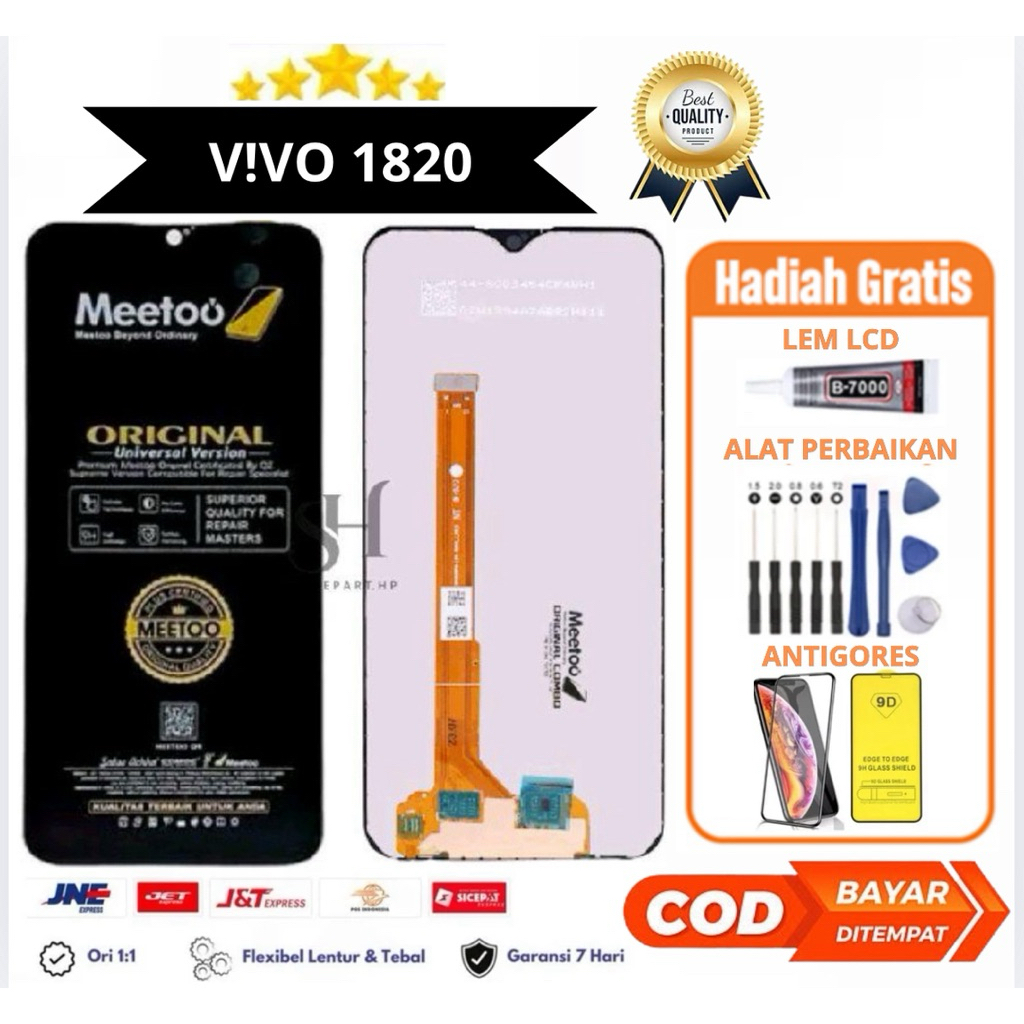 Lcd Touchscreen Vivo 1820 Original Gratis lem obeng antigores