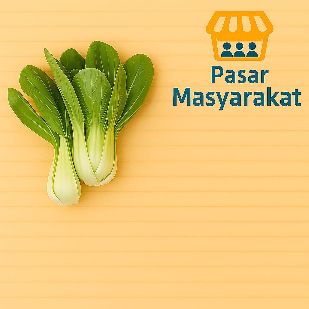 

Pakcoy Hijau Sayuran Segar Per Ikat Pasar.Masyarakat