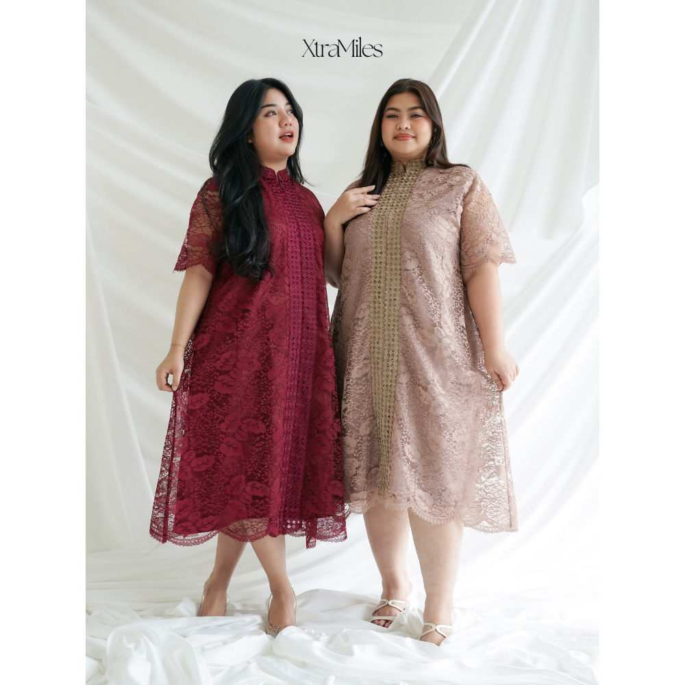 Xtramiles - Jia Party Dress All Colors | Gaun Pesta Atasan Wanita Regular Size Big Size Plus Size