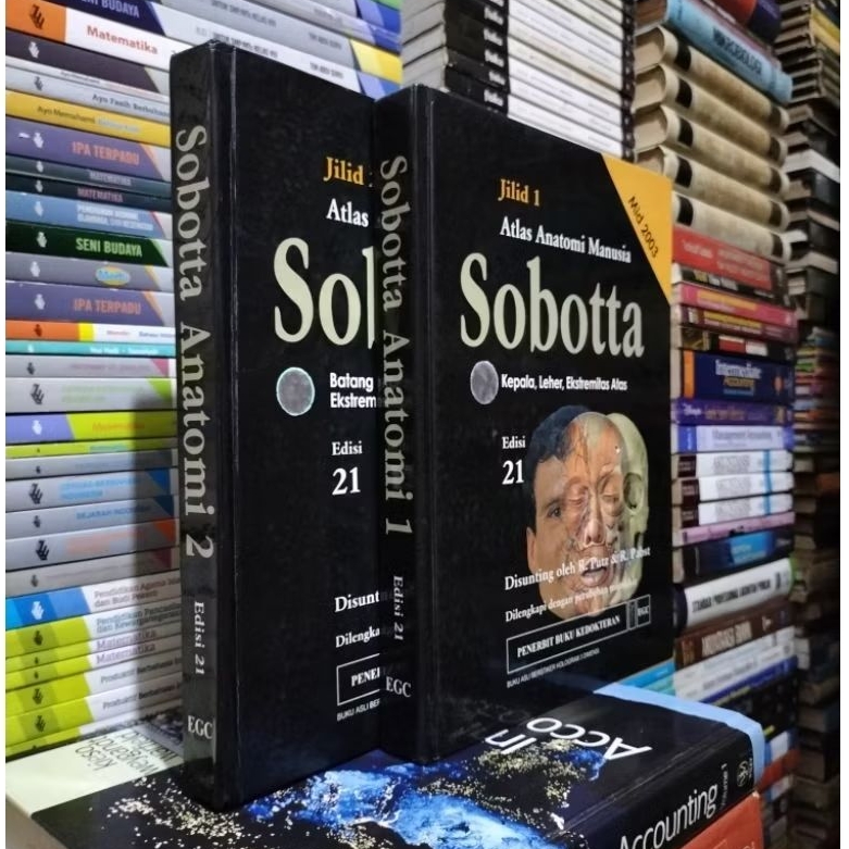 ORIGINAL BUKU ATLAS ANATOMI MANUSIA SOBOTTA JILID 1 & 2 EDISI 21