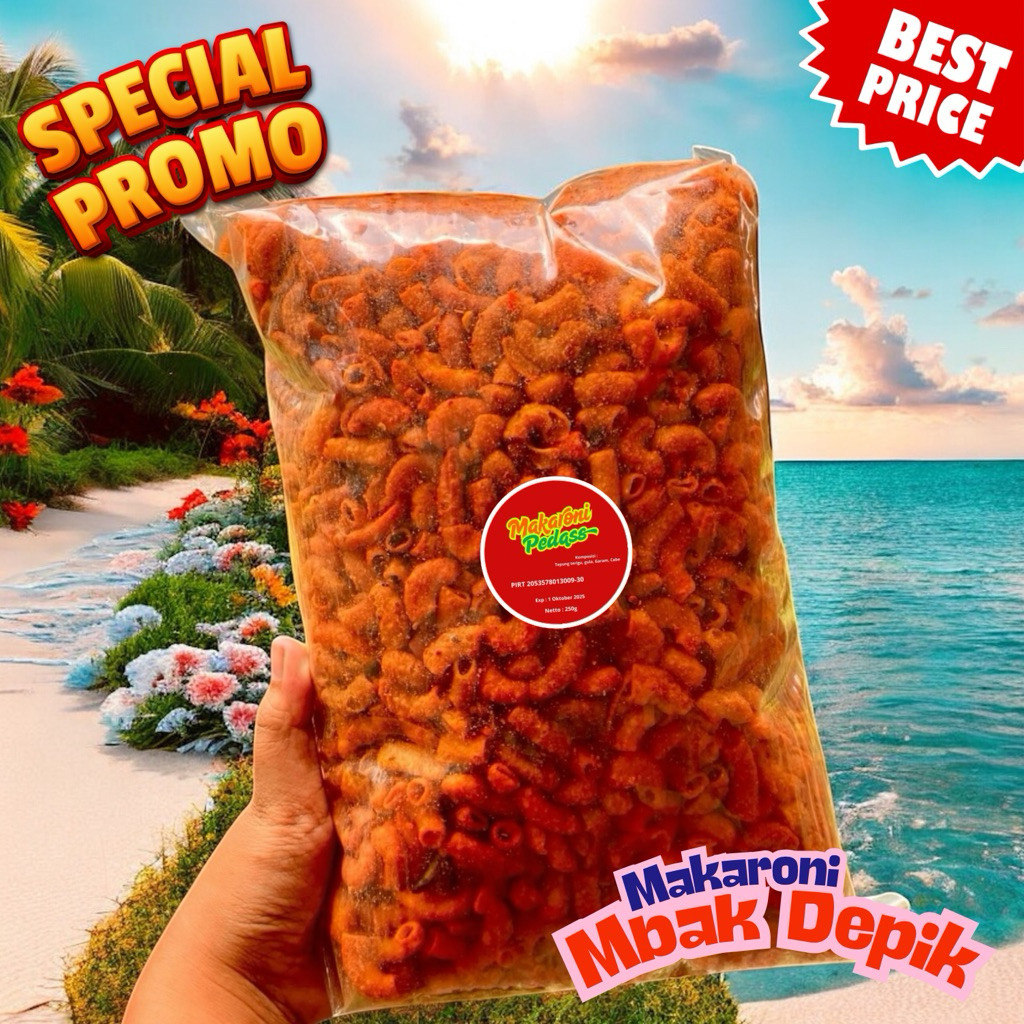 

Makaroni Pedas Surabaya – Isi 250gr, Rasa Dahsyat Harga Bersahabat
