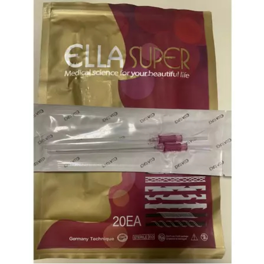 ELLA    benang wajah 18G*100mm fishbone//molding//PCL/si 20 baris