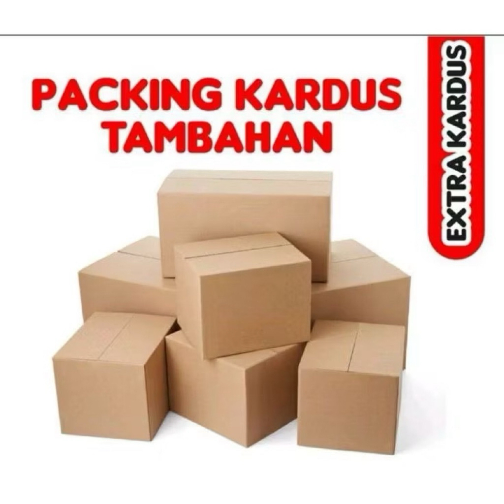 

Extra Packing kardus/karton Tambahan untuk keamanan packing (BUKAN DIJUAL)