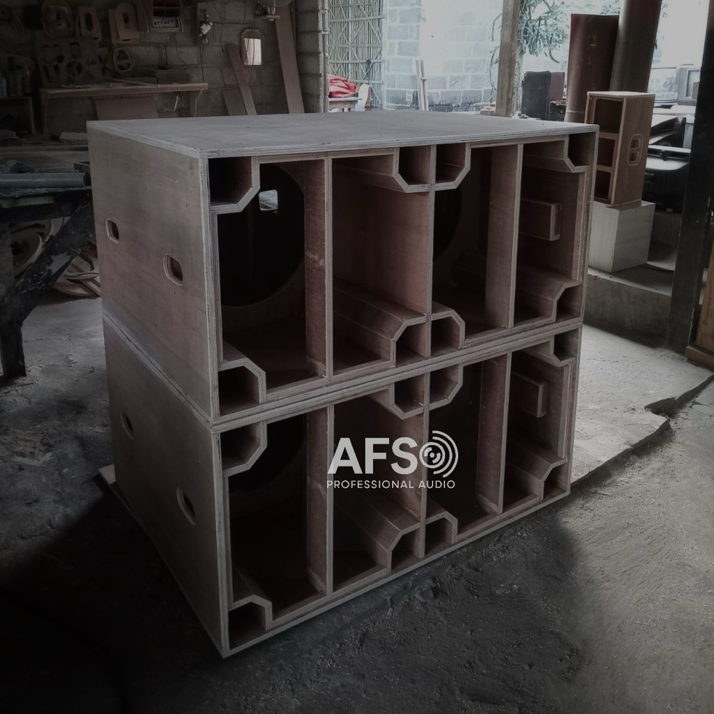 Box Speaker Planar 15 inch double 18mm combi