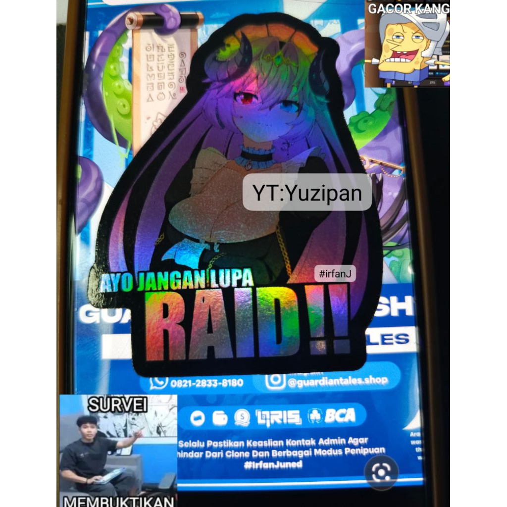 Andras Super Costume Hologram guardian tales