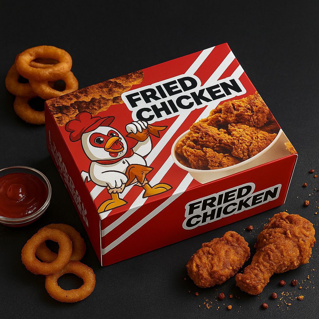 KARDUS AYAM FRIED CHICKEN-DUS AYAM GEPREK-DUS KFC