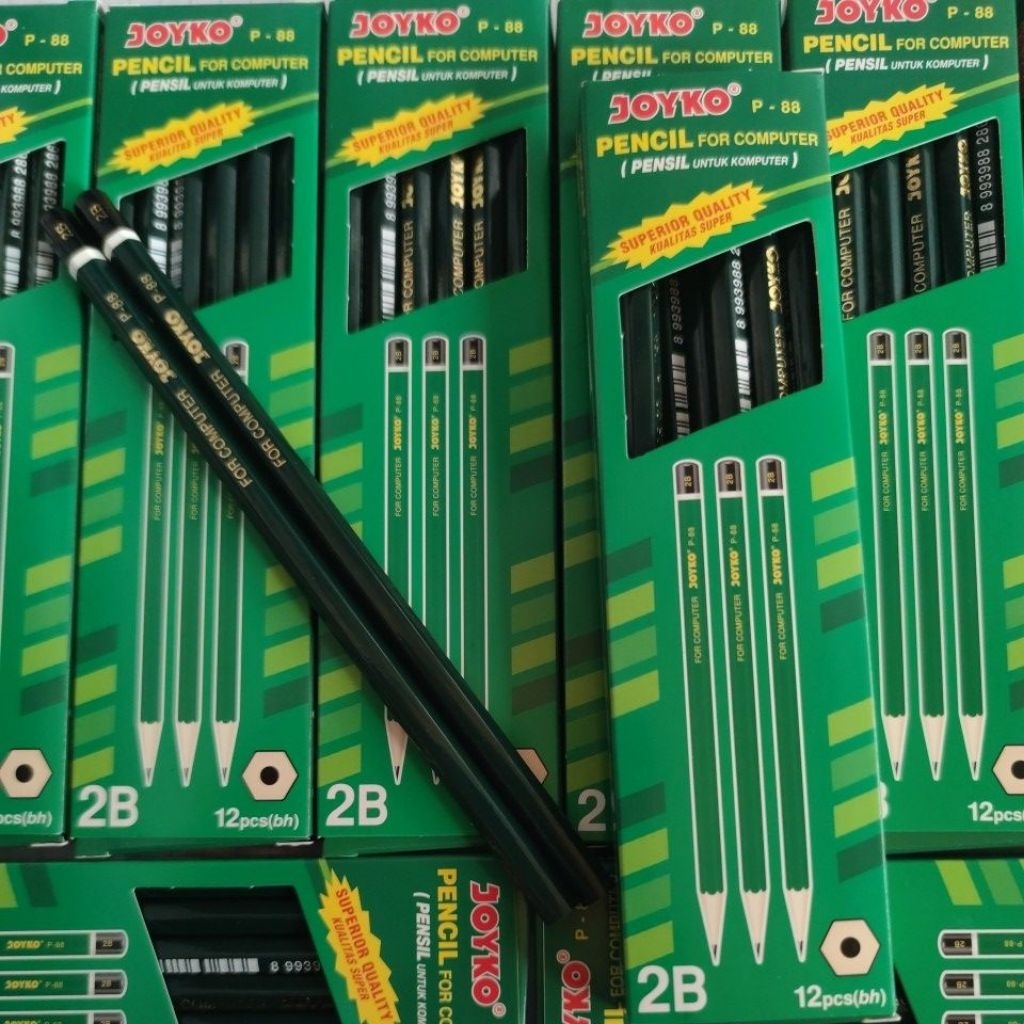 

Pencil 2B Joyko/ Pensil 2B Joyko Kualitas Superior Harga per 1 pack isi 12 pcs Harga Murah Grosir