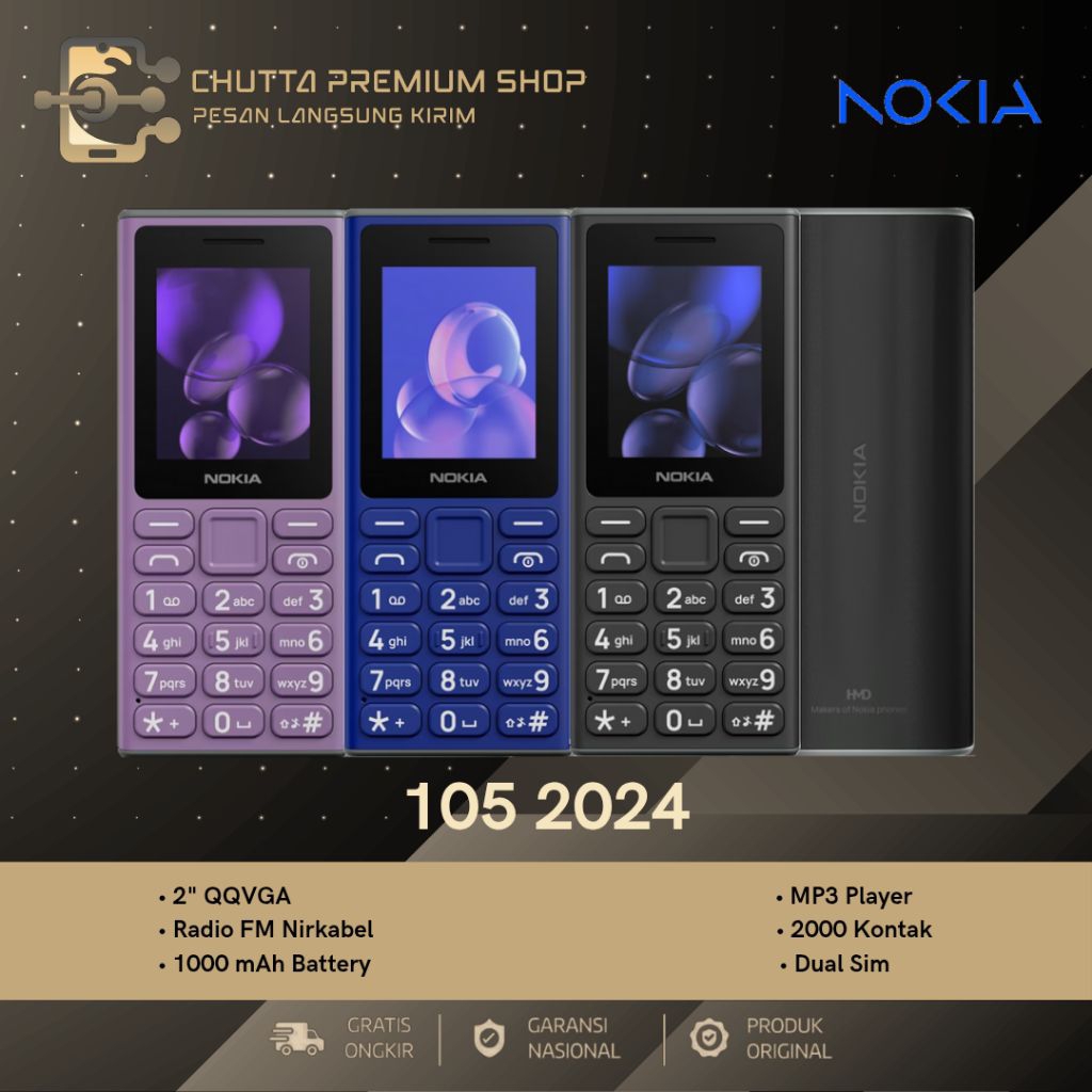 Nokia 105 (2024) - Feature Phone