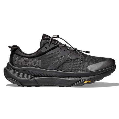 HOKA TRANSPORT MEN'S RUNNING SHOES - BLACK/BLACK