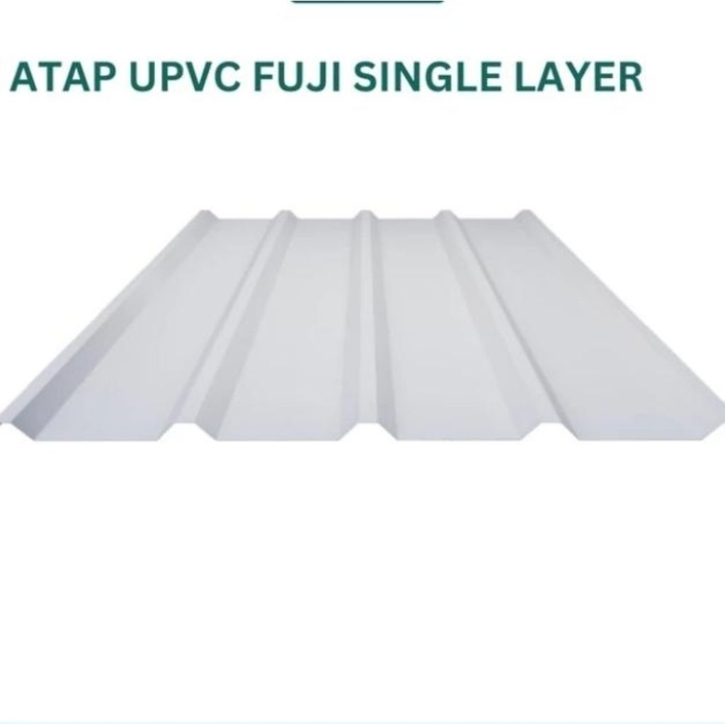 Atap UPVC Single Layer Fuji 3M, 4M, 5M, 6M Setara Alderon