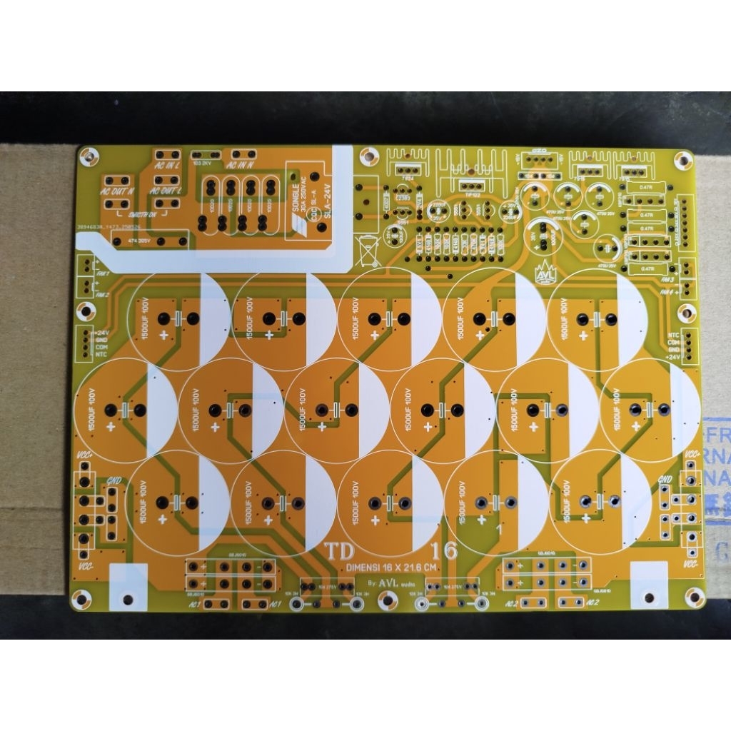pcb psu class TD 16 elco