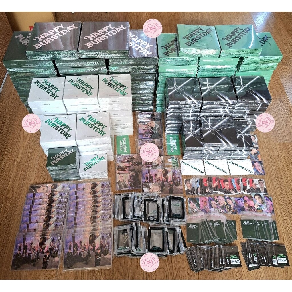 [READY STOCK +POB+GV WEVERSE SHOP/NO POB] SEVENTEEN 5TH ALBUM HAPPY BURSTDAY STANDARD SET NEW ESCAPE