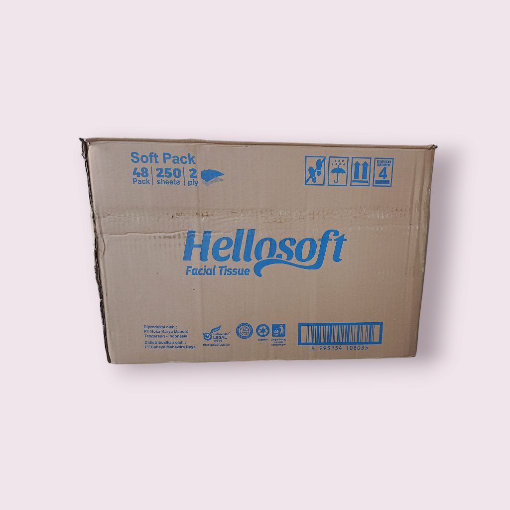 1 karton tisu bantal helloshop 250 sheets