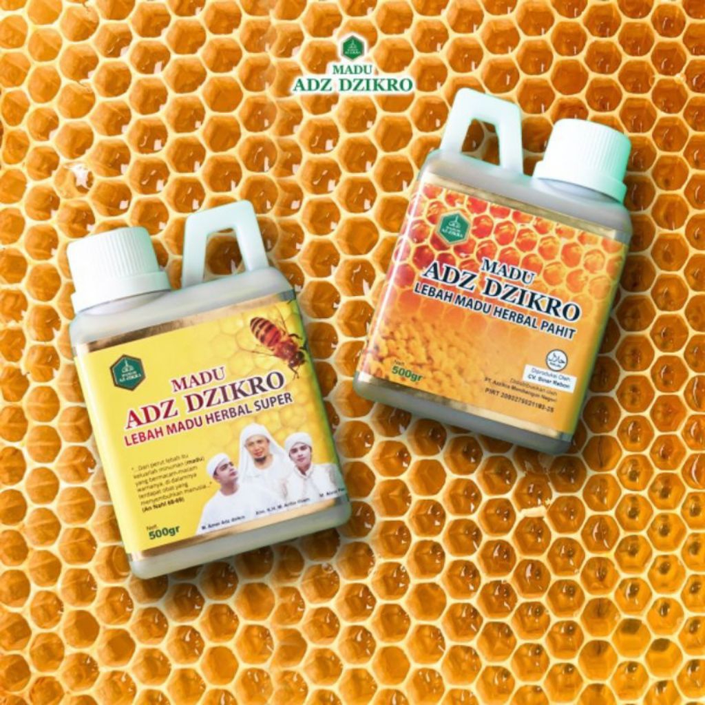 

Madu Adz Dzikro Madu Herbal Super | Madi Multivitamin Imun 500 gr