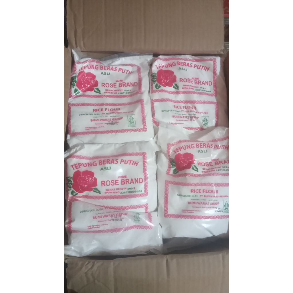 

Tepung beras rose brand 500gr