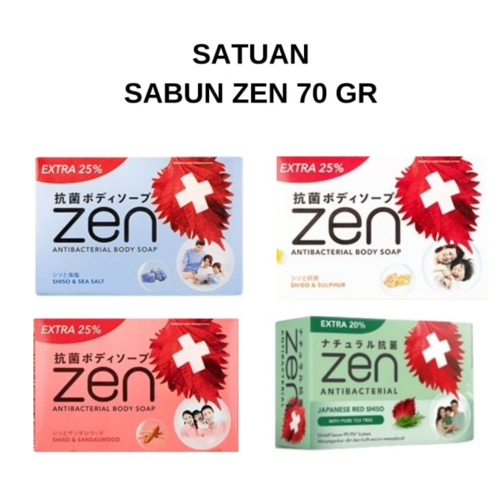 ZEN + 70 gram | KARTON / KARDUS | 72 Pcs