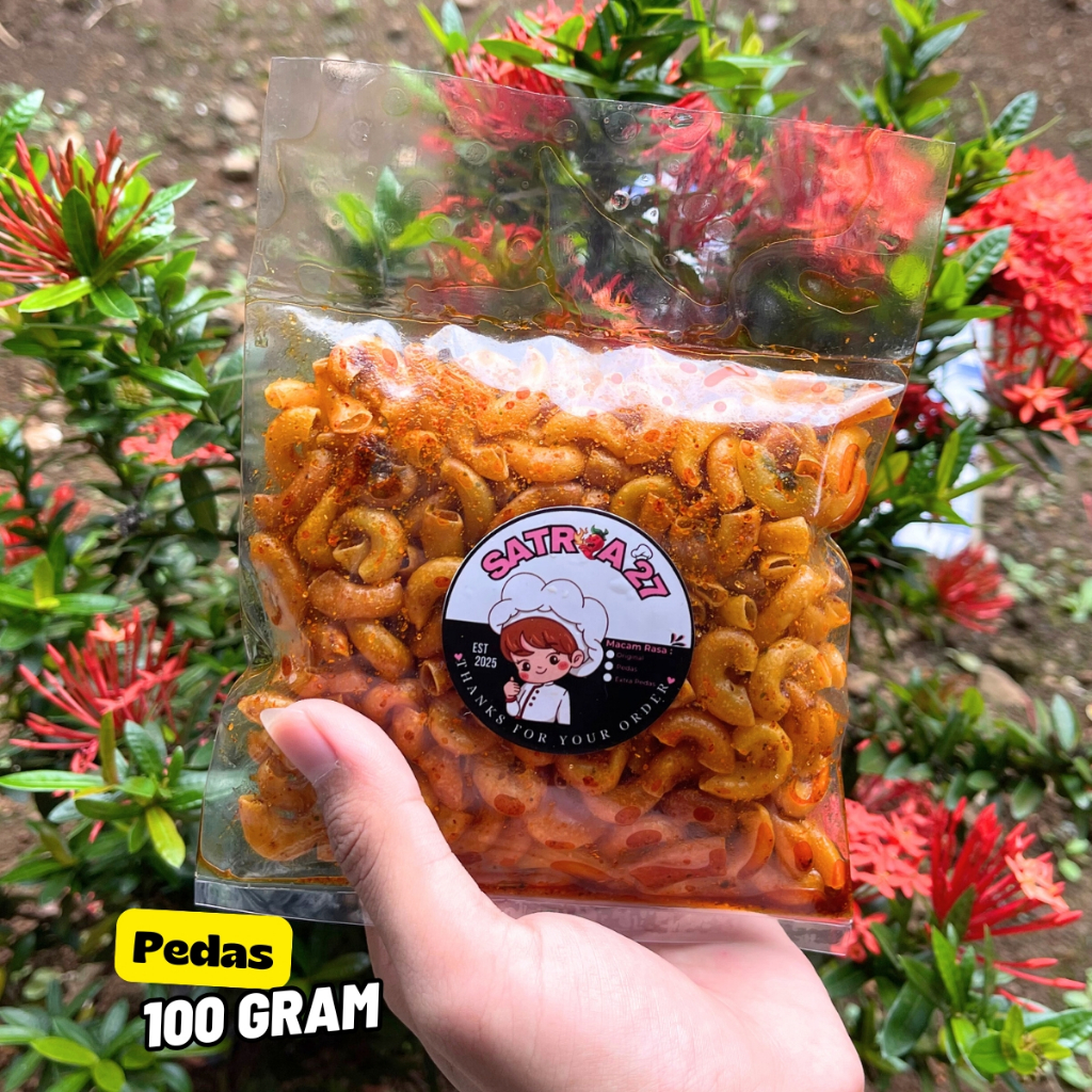 

Makaroni Cikruh Extra Pedas Daun Jeruk Isi 100g Promo Termurah