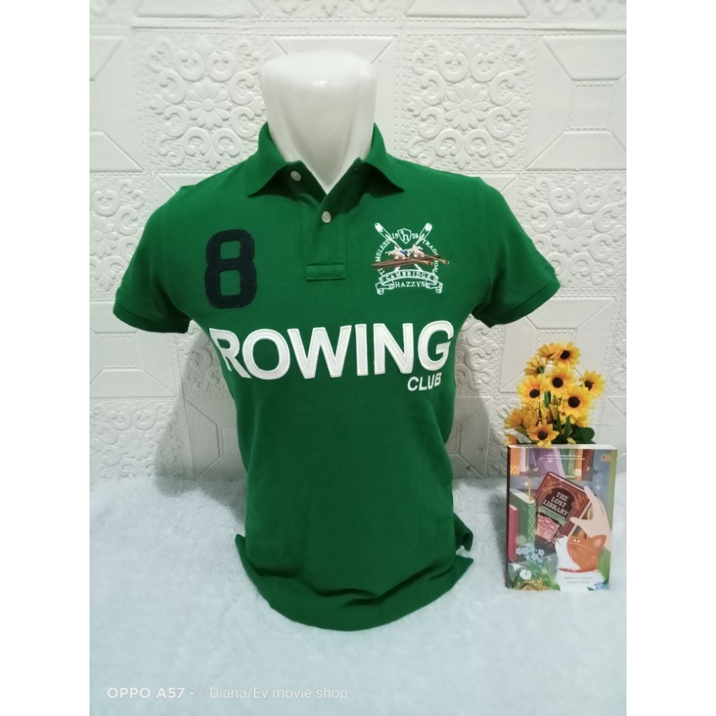 kaos kerah polo Hazzys Rowing