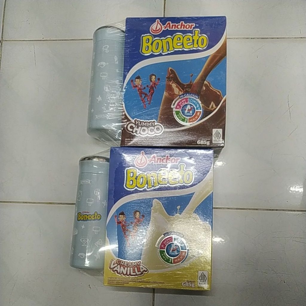 

Promo Susu Boneeto Chocolate/Boneeto Vanilla 685gr free botol