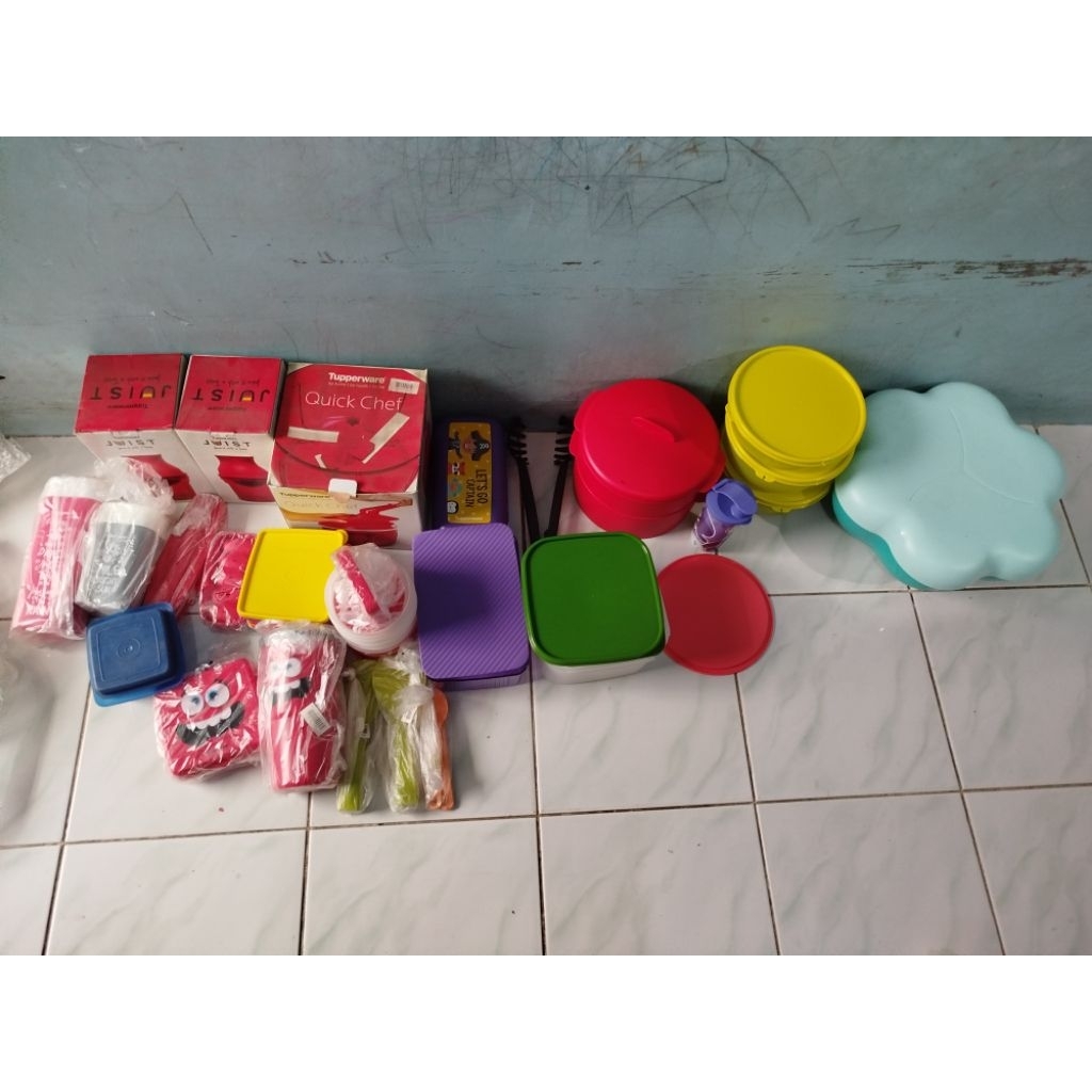 Tupperware jual murah - barang baru bukan bekas